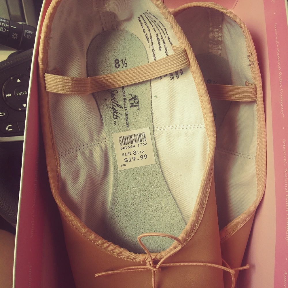 New ballet shoes size 8.5